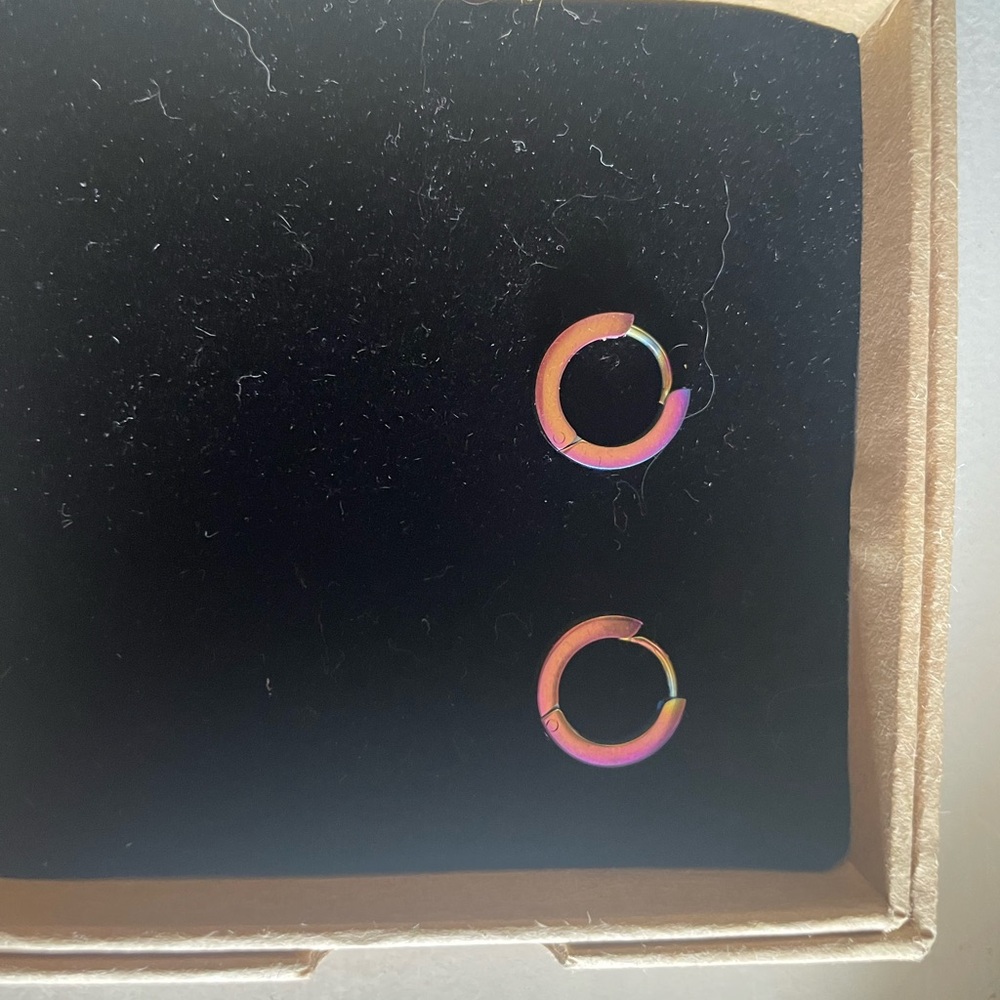Sergical steel  6mm,9mm,12mm 3 different sizes available